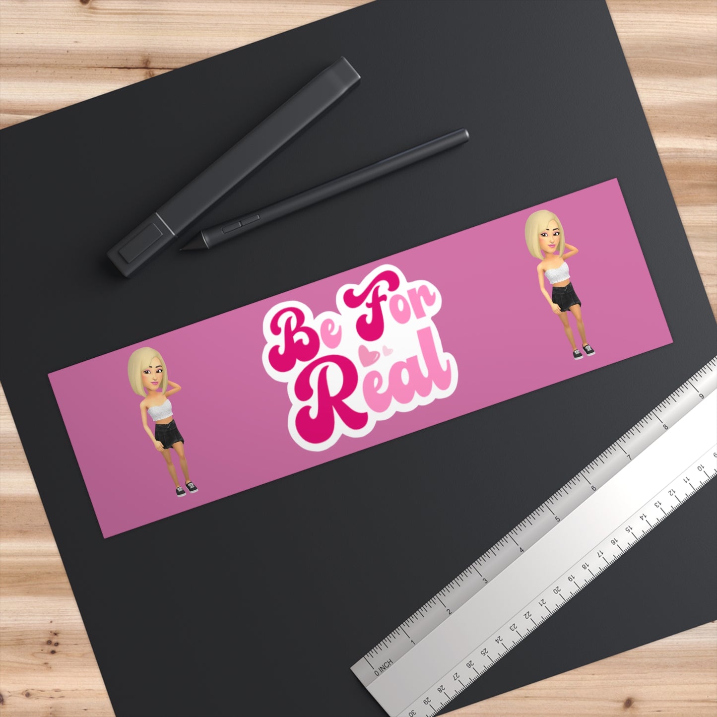 Be For Real Bumper Stickers