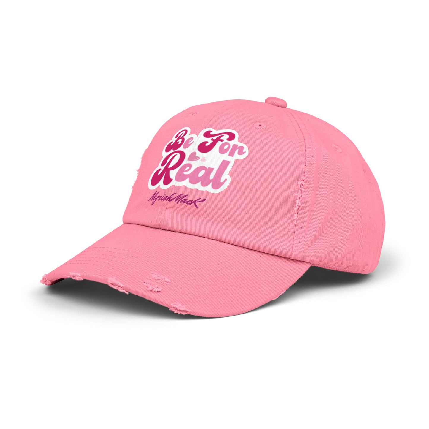 Be For Real Distressed Cap